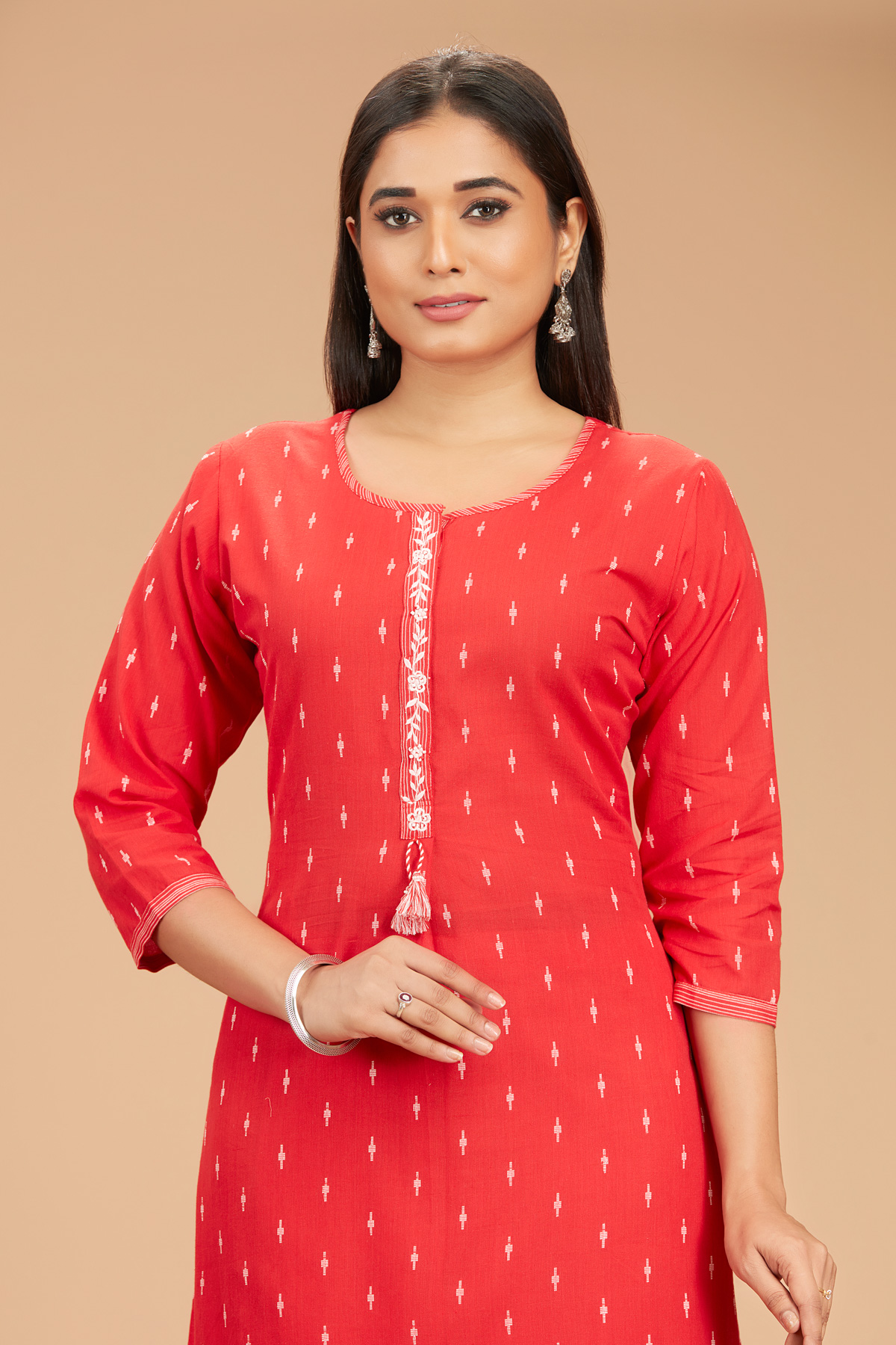 Red Kurti With pant