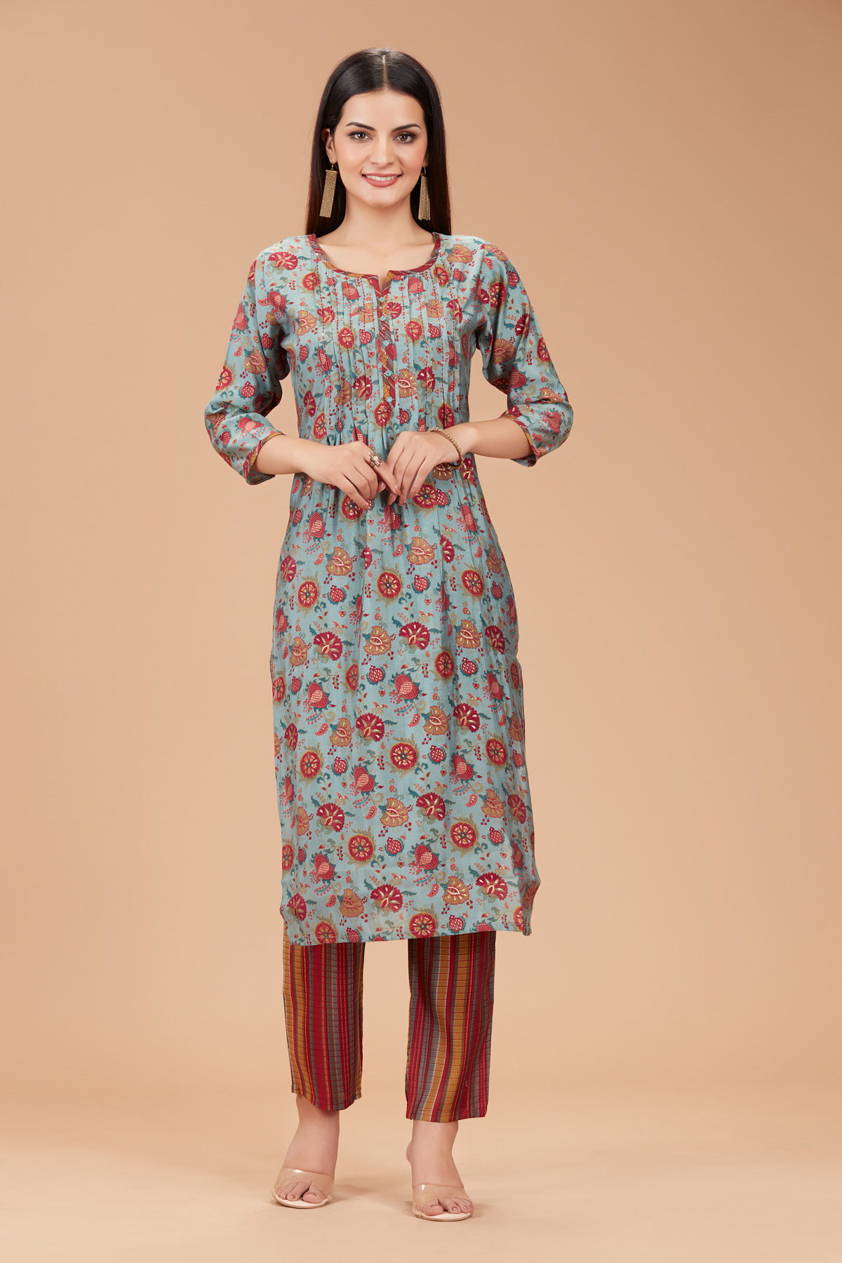 Blue Kurti With Pant