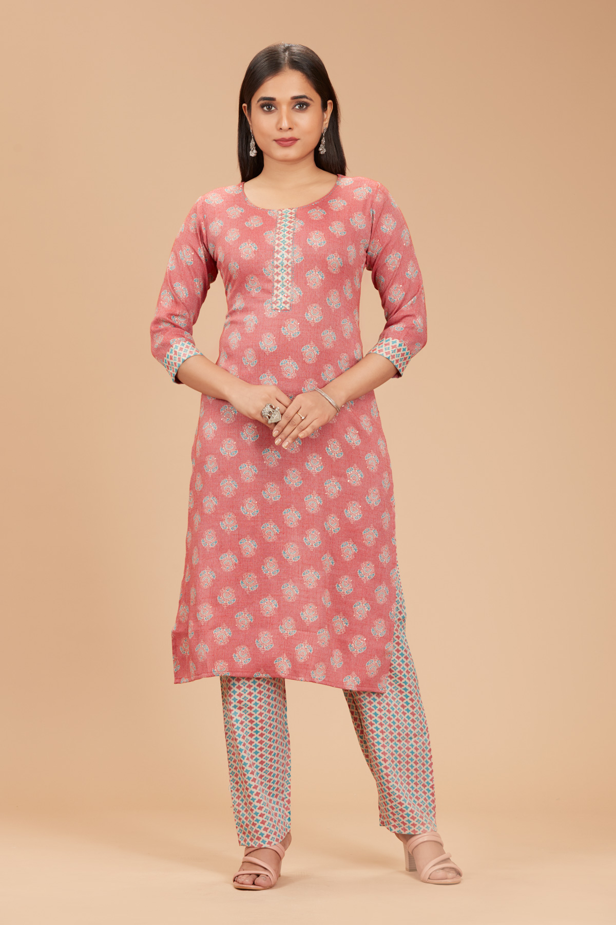 Red Kurti With pant