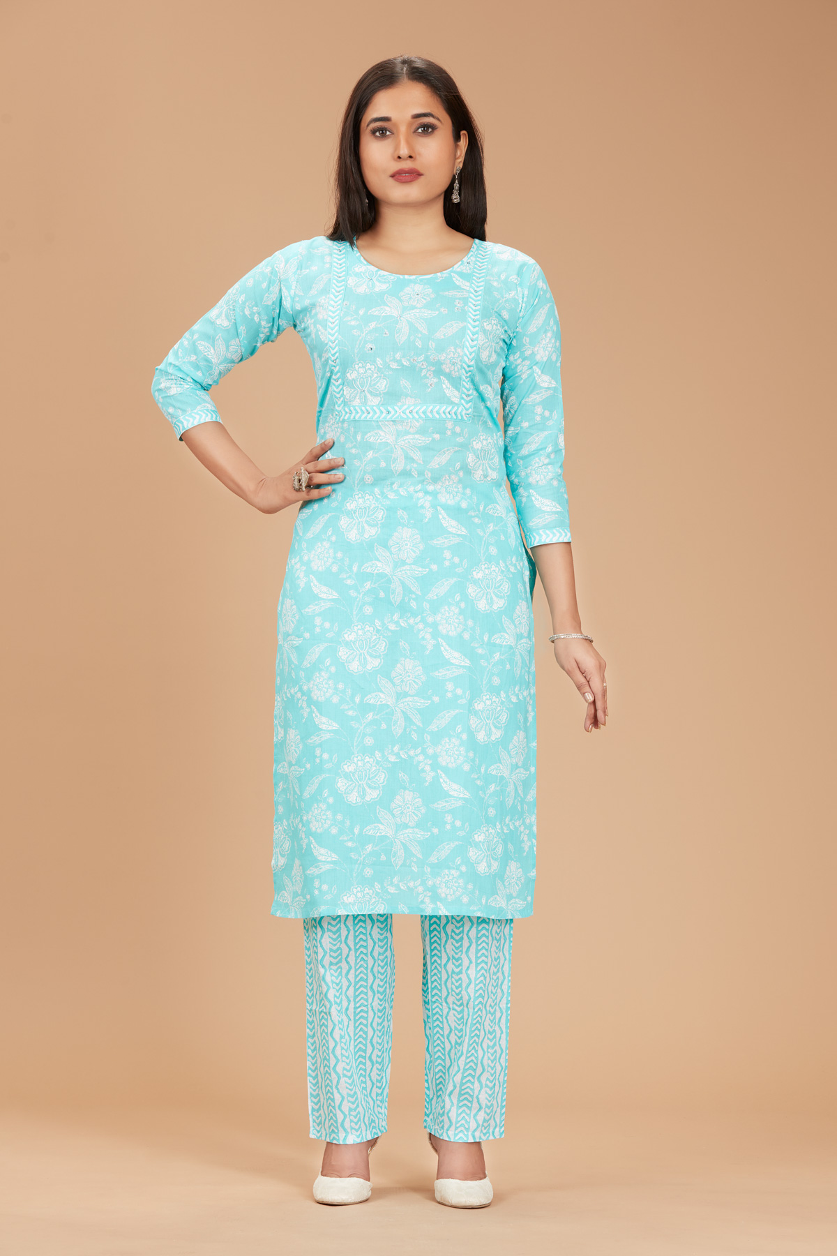 Blue Kurti With Pant