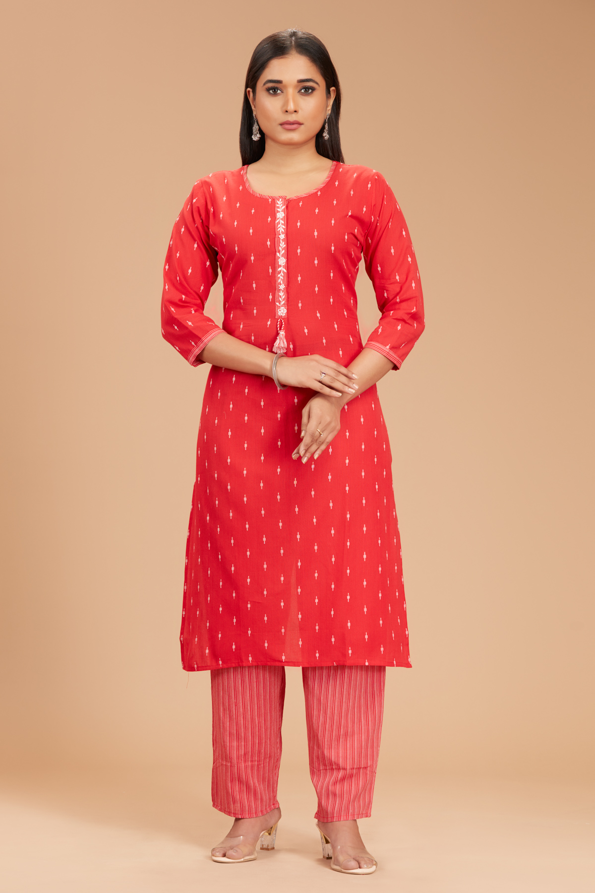 Red Kurti With pant