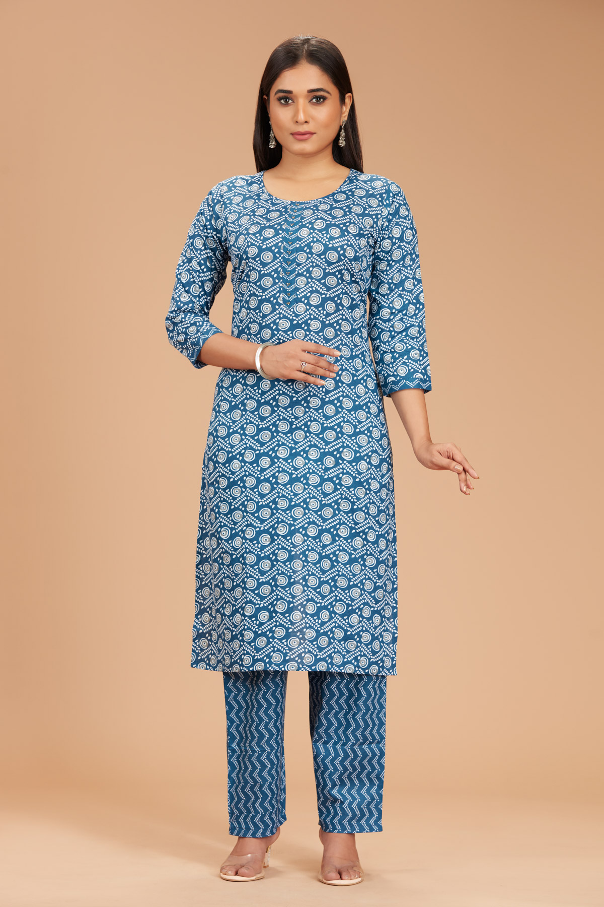 Blue Kurti With Pant